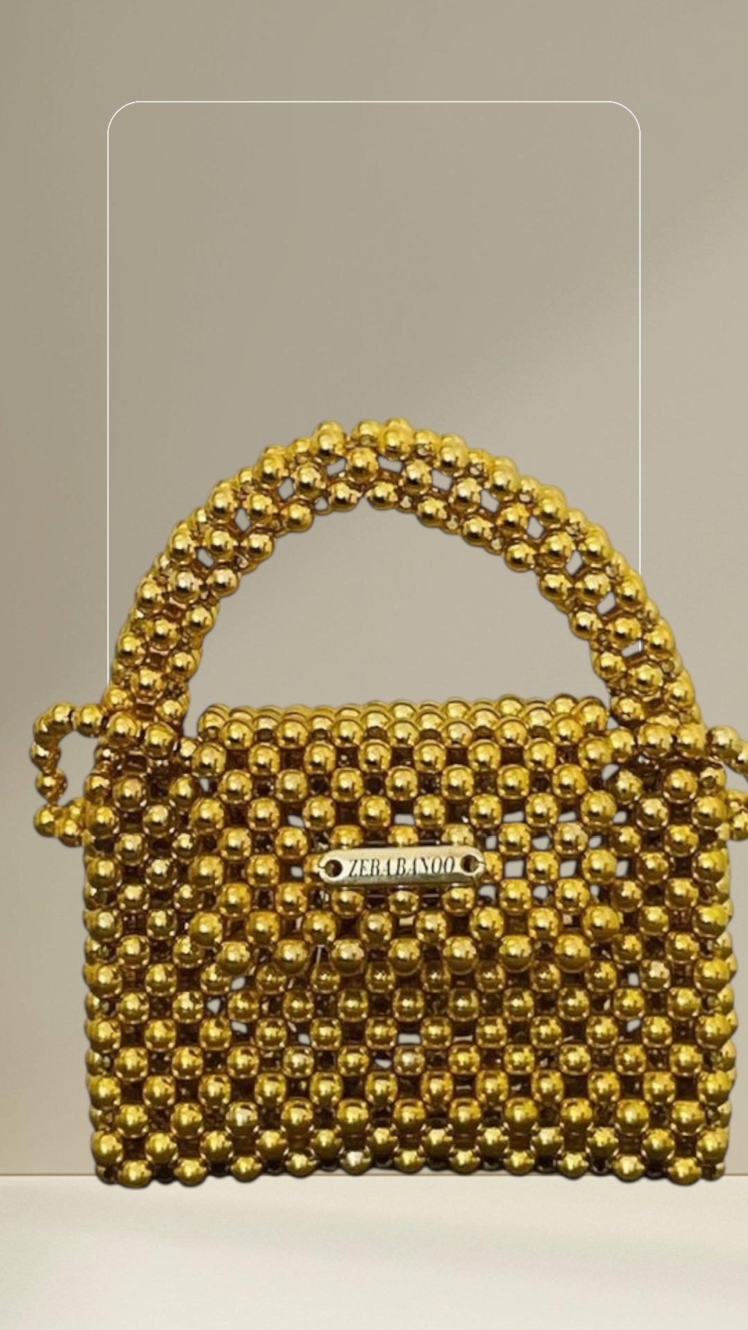 ZARMINA – Soft Golden Pearl – Radiance – "Rare beauty, timeless glow."