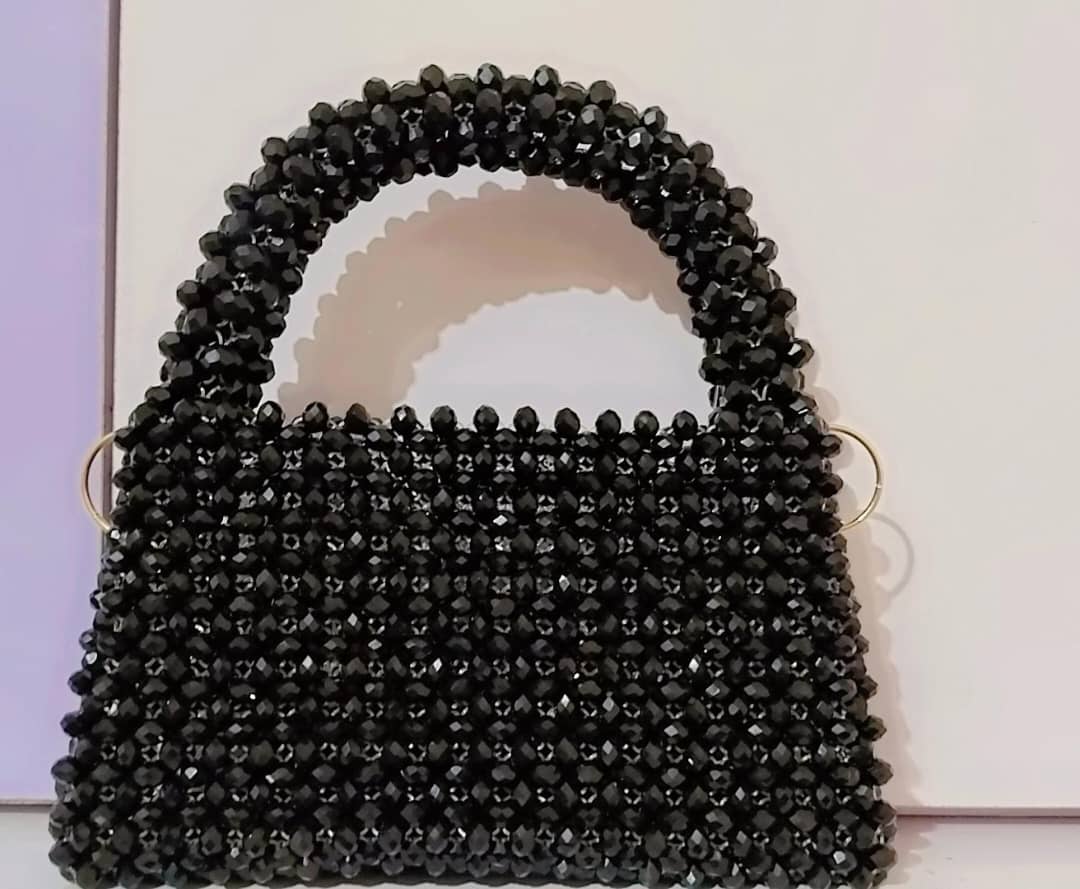 SAHAR – Deep Black Beads – Enigma – "Mystery wrapped in midnight." - Image 3