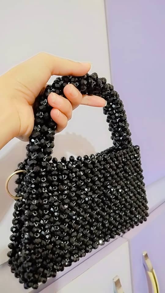 SAHAR – Deep Black Beads – Enigma – "Mystery wrapped in midnight." - Image 5